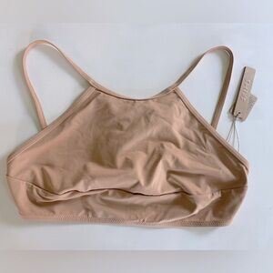 SKIMS Recycled swim HIGH neck Top